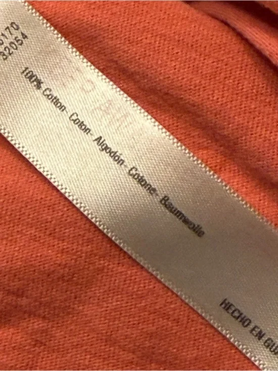 2 FP Movement by Free People Leg Day Raw Edge T-shirts Small Black & Orange - Picture 6 of 12